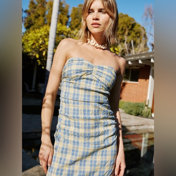 COPY - Free People Brandie Plaid Midi Dress - Picture 5 of 7